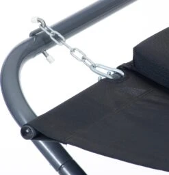 Intratuin Hangmat Colmar Zwart 220 X 102 X 109 Cm -Tuinmeubel Serie Winkel 2011999185812 2 2