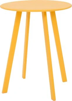 Intratuin Bijzettafel Latte Geel D 40 H 50 Cm
