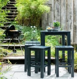 Intratuin Barkruk Luuk Grijs -Tuinmeubel Serie Winkel 2011999632163