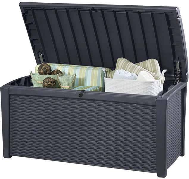 Keter Borneo Opbergbox Antraciet 129 X 70 X 62 Cm 2 Keter Borneo Opbergbox Antraciet 129 X 70 X 62 Cm - Afbeelding 2