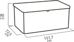 Keter Opbergbox Denali Grijs 151,7 X 72,5 X 90 Cm -Tuinmeubel Serie Winkel 7290112630094 5