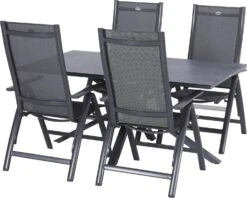 Hartman Verstelbare Standenstoel Aruba Antraciet -Tuinmeubel Serie Winkel 8711268295344 3