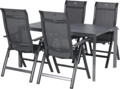 Hartman Verstelbare Standenstoel Alice Antraciet -Tuinmeubel Serie Winkel 8711268422207 3