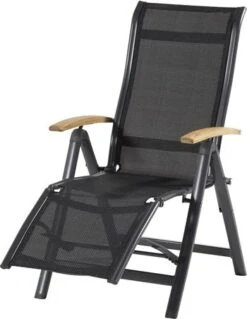 Hartman Verstelbare Standenstoel Alice Antraciet / Teak