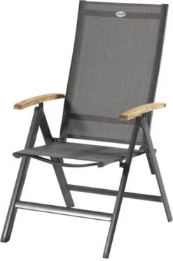 Hartman Verstelbare Standenstoel Aruba Antraciet / Teak