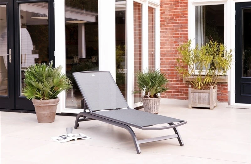 Hartman Ligbed San Domingo Antraciet 190 X 65 X 31 Cm 3 Hartman Ligbed San Domingo Antraciet 190 X 65 X 31 Cm - Afbeelding 3