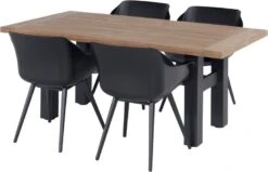 Hartman Kuipstoel Sophie Studio Zwart -Tuinmeubel Serie Winkel 8711268509434 8