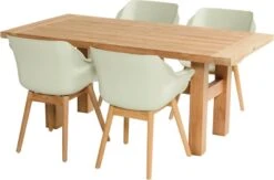 Hartman Tuinstoel Sophie Studio Mint / Teak -Tuinmeubel Serie Winkel 8711268601206 3