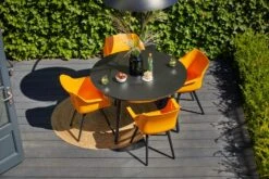 Hartman Kuipstoel Sophie Studio Oranje / Zwart -Tuinmeubel Serie Winkel 8711268614893 8