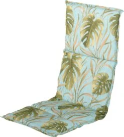 Hartman tuinkussen Hoge Rug Summer blauw 123 x 50 x 8 cm