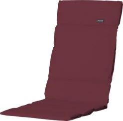 Madison tuinkussen Hoge Rug Panama Bordeaux 125 x 50 cm