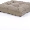 Madison Lounge Zitkussen Florance Rib Taupe 60 X 60 X 8 Cm