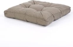 Madison Lounge Zitkussen Florance Rib Taupe 60 X 60 X 8 Cm