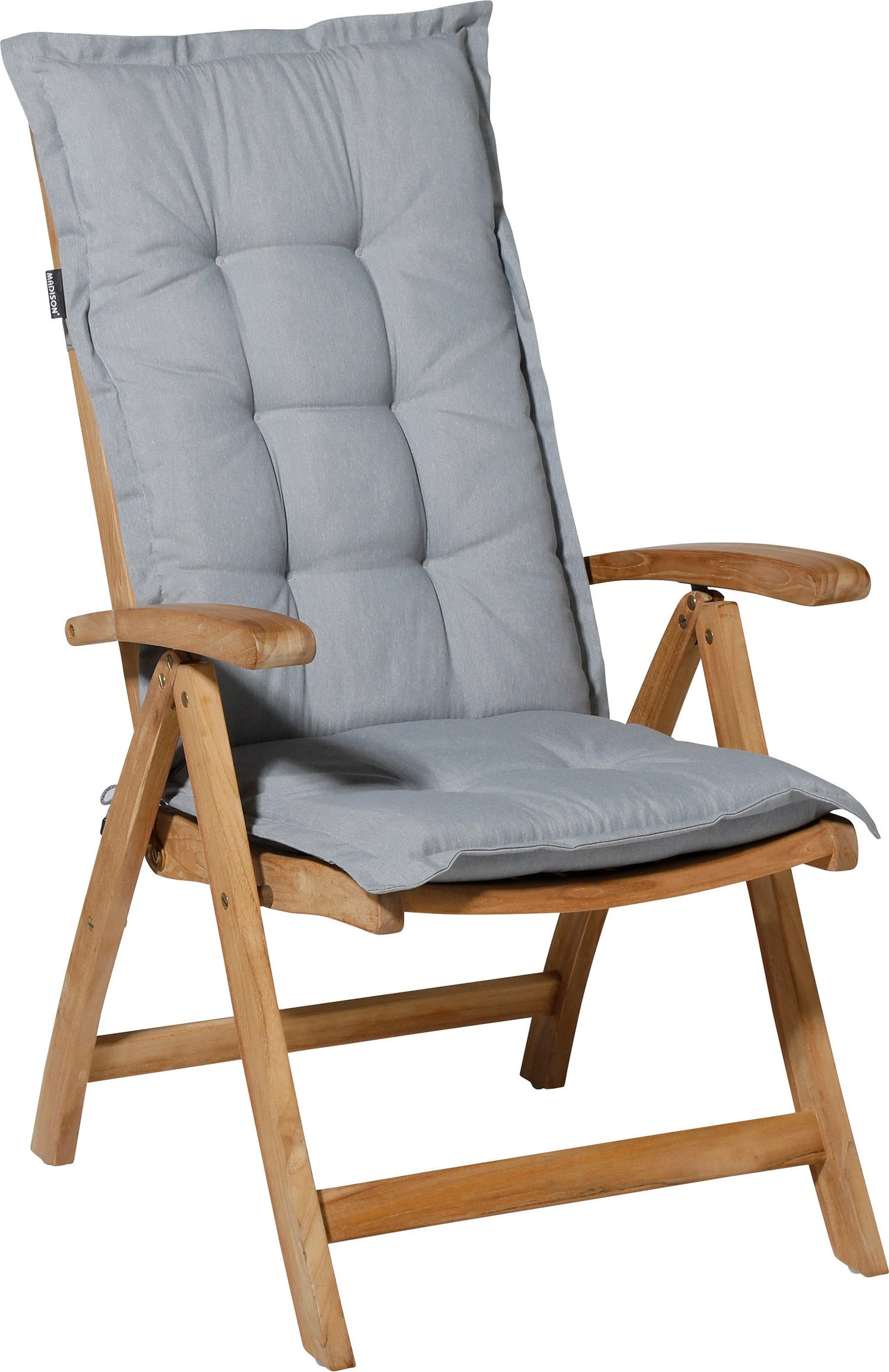 Madison Tuinstoel Kussen Hoge Rug Panama Grijs 123 X 50 X 7 Cm 2 Madison Tuinstoel Kussen Hoge Rug Panama Grijs 123 X 50 X 7 Cm - Afbeelding 2