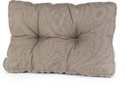 Madison Lounge Armkussen Rib Taupe 60 X 43 X 7 Cm