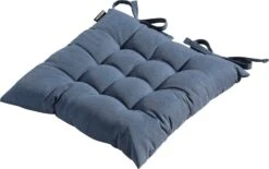 Madison Toscane Bistrokussen Panama 46 X 46 Cm Saffier Blauw