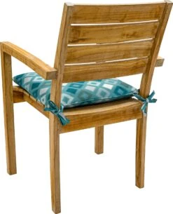 Madison zitkussen Grids Turquoise 46 x 46 cm -Tuinmeubel Serie Winkel 8713229294601 4