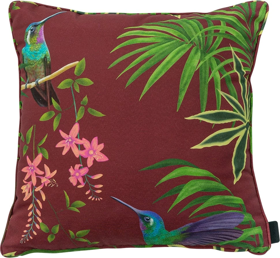 Madison sierkussen Celeste rood 50 x 50 x 12 cm 1 Madison sierkussen Celeste rood 50 x 50 x 12 cm