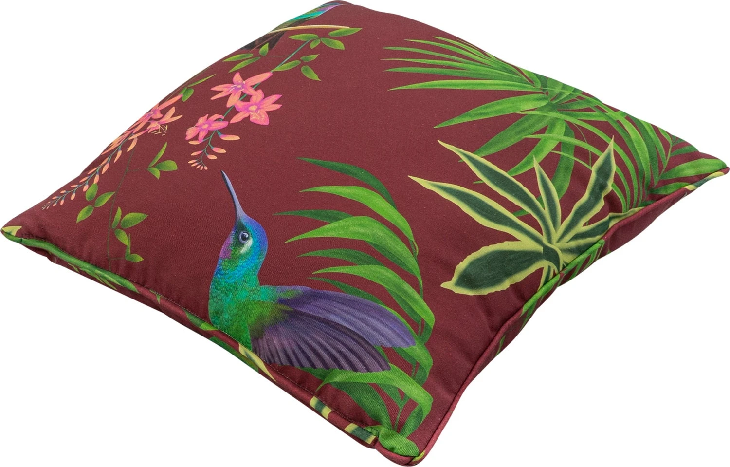 Madison sierkussen Celeste rood 50 x 50 x 12 cm 2 Madison sierkussen Celeste rood 50 x 50 x 12 cm - Afbeelding 2