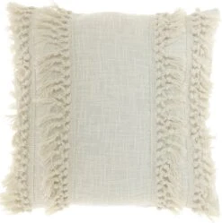 Unique Living Sierkussen Saba Beige 45 X 45 X 10 Cm