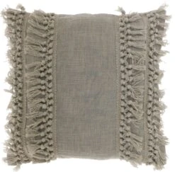 Unique Living Sierkussen Saba Taupe 45 X 45 X 10 Cm