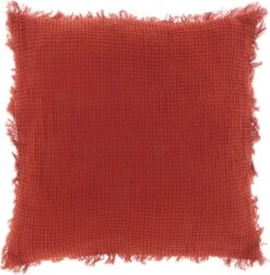 Unique Living sierkussen canar oranje 45 x 45 x 7 cm