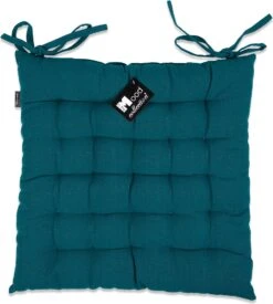 In The Mood Collection Zitkussen Tivoli Blauw / Groen 45 X 45 X 4 Cm