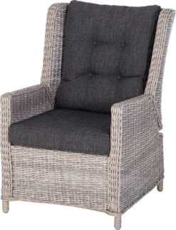 Intratuin Verstelbare Loungestoel Sanur Wicker Bruin