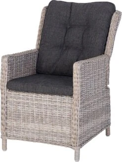 Intratuin Verstelbare Eettafelstoel Sanur Wicker Bruin