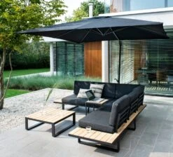 Intratuin 4-zits Loungeset Orfeo Aluminium -Tuinmeubel Serie Winkel 8717263343769 5