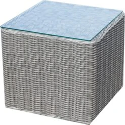 Intratuin Bijzettafel Dordogne Bruin 50 X 50 X 45 Cm