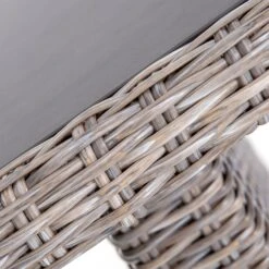 Intratuin Verstelbare 5-zits Diningset Sanur Wicker Bruin -Tuinmeubel Serie Winkel 8717263344322 6