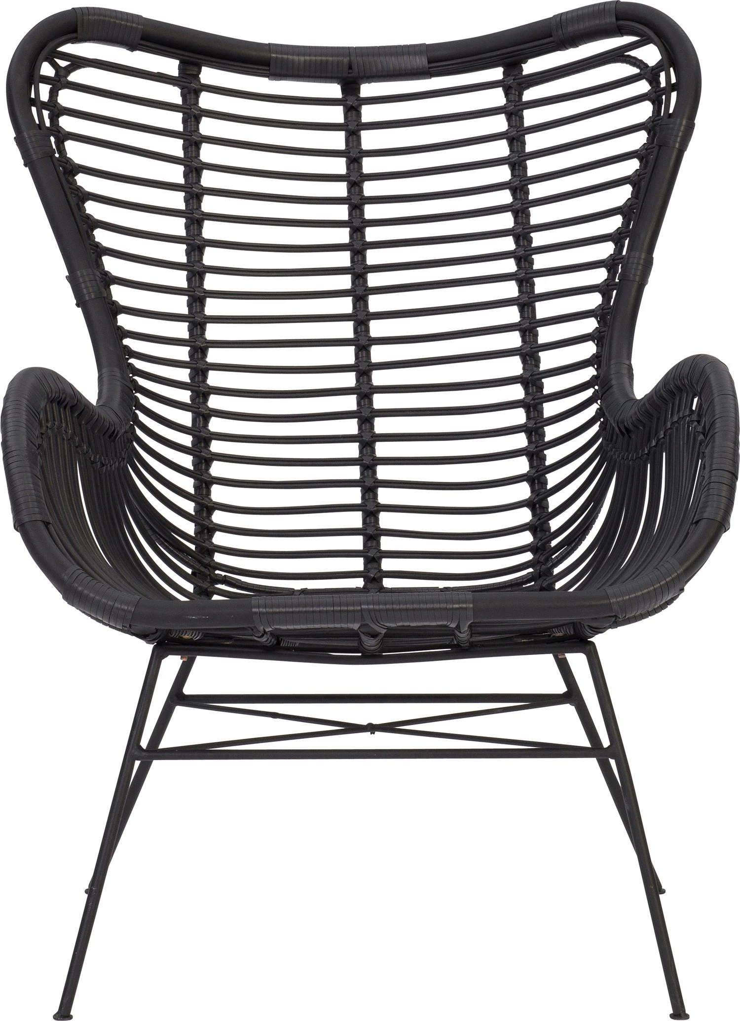 Intratuin Loungestoel Oor Staal Zwart 2 Intratuin Loungestoel Oor Staal Zwart - Afbeelding 2