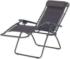 Intratuin Relaxstoel Sanya 3D Mesh Grijs -Tuinmeubel Serie Winkel 8717263358855 3