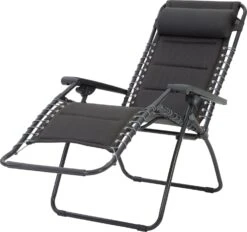 Relaxstoel Sanya 3D Mesh Zwart -Tuinmeubel Serie Winkel 8717263358862 3