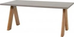 Intratuin Eettafel Wout Grijs 220 X 100 X 77 Cm