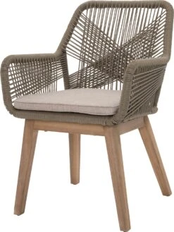 Tuinmeubel Serie Winkel 25 Intratuin Eettafelstoel Wout Olijfgroen