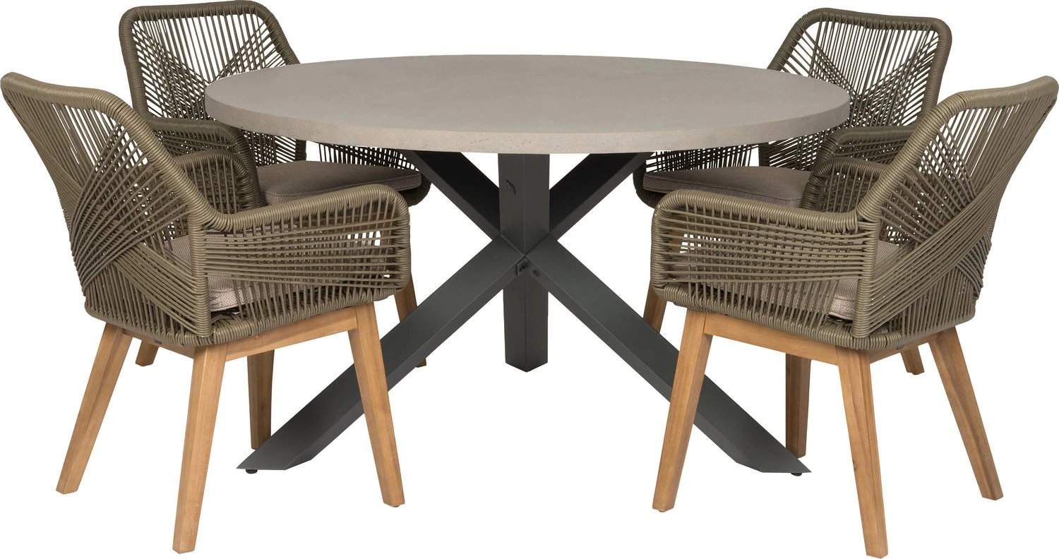 Intratuin Eettafelstoel Wout Olijfgroen 6 Intratuin Eettafelstoel Wout Olijfgroen - Afbeelding 6