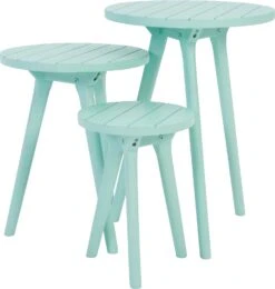 Intratuin Bijzettafel Mira Lichtgroen Set Van 3
