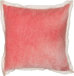 Intratuin Sierkussen Velours Rood 45 X 45 X 6 Cm