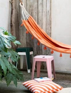 Intratuin Hangmat Met Kwasten Oranje 200 X 100 Cm -Tuinmeubel Serie Winkel 8717263778707 3