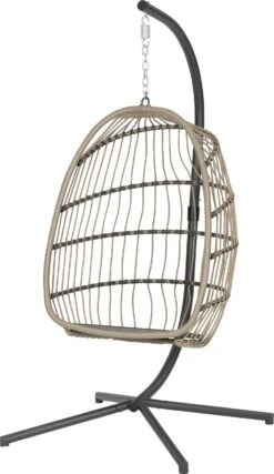 Intratuin Inklapbare Hangstoel Pax Grijs -Tuinmeubel Serie Winkel 8717263794912 4