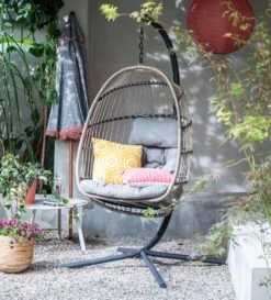 Intratuin Inklapbare Hangstoel Pax Grijs -Tuinmeubel Serie Winkel 8717263794912 6