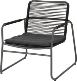 Intratuin Loungestoel Box Staal Antraciet