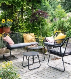Intratuin 4-zits Loungeset Kik Staal Antraciet -Tuinmeubel Serie Winkel 8717263795254 5