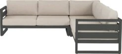 Intratuin 4-zits Hoekset Norma Aluminium Antraciet