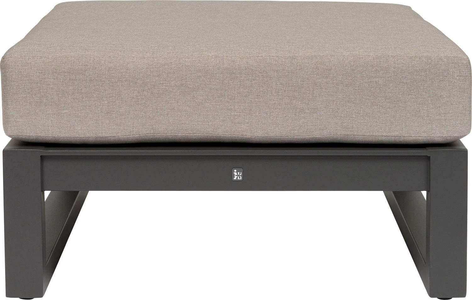 Intratuin Hocker Norma Antraciet 74 X 74 X 25 Cm 2 Intratuin Hocker Norma Antraciet 74 X 74 X 25 Cm - Afbeelding 2