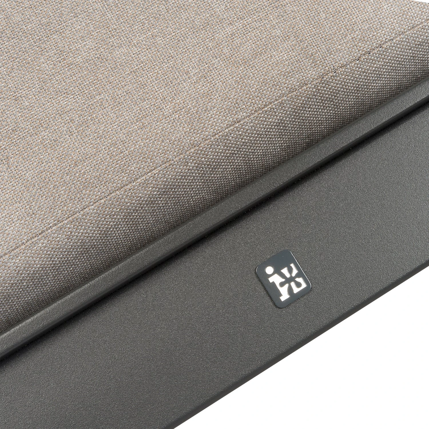 Intratuin Hocker Norma Antraciet 74 X 74 X 25 Cm 4 Intratuin Hocker Norma Antraciet 74 X 74 X 25 Cm - Afbeelding 4