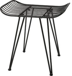 Intratuin Tuinbank Zwart 45 X 35 X 45 Cm