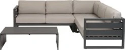 Intratuin 4-zits Loungeset Norma Met Loungetafel Aluminium Antraciet -Tuinmeubel Serie Winkel 8717263896333 3